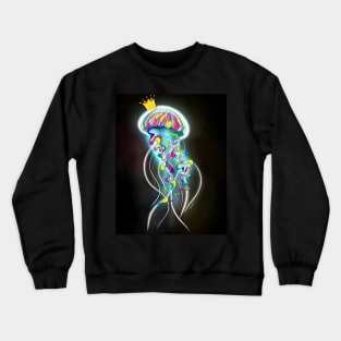 Beautiful colorful Jellyfish Crewneck Sweatshirt